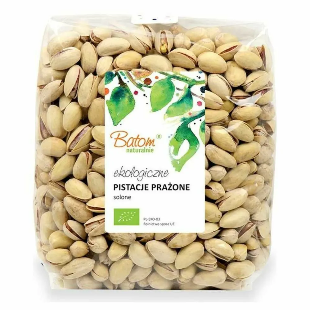 Pistacje Prażone Solone Bio 1 kg - BATOM