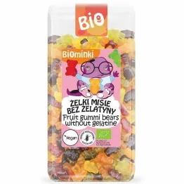 Żelki Misie Bez Żelatyny Bezglutenowe Bio 400 g - Biominki