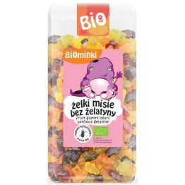 Żelki Misie Bez Żelatyny Bio 400 g Biominki