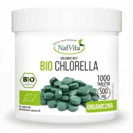 Chlorella BIO 500 mg 1000 Tabletek - NatVita