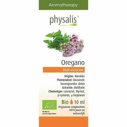 Olejek Eteryczny Oregano Bio 10 ml - Physalis