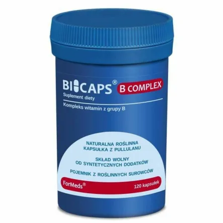 Bicaps B Complex 120 Kapsułek 60 Porcji Formeds