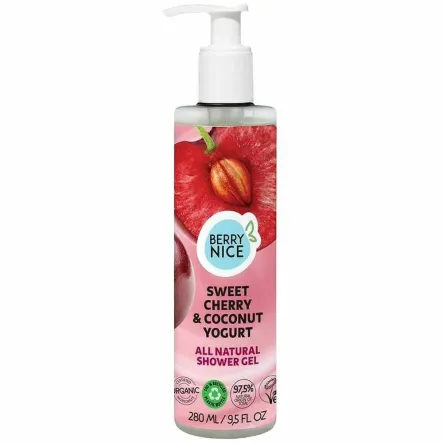 Żel Pod PryszniC Słodka Wiśnia & Jogurt Kokosowy 280 ml - Berry Nice