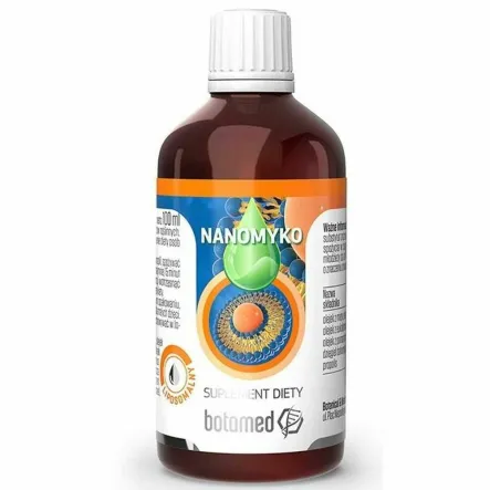 NanoMyko Krople Liposomalne 100 ml - Botamed - Przecena Krótka Data Minimalnej Trwałości