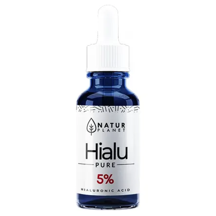 Hialu Pure Serum z Kwasem Hialuronowym 5% Żel 30 ml Natur Planet - Przecena Krótka Data Minimalnej Trwałości