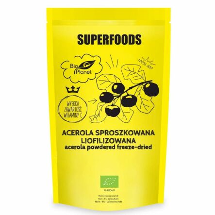 Acerola Sproszkowana Liofilizowane Bio 100 g Bio Planet
