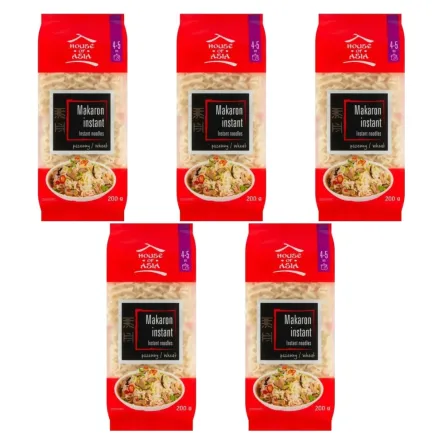 5 x Makaron Instant Pszenny 200 g - House of Asia