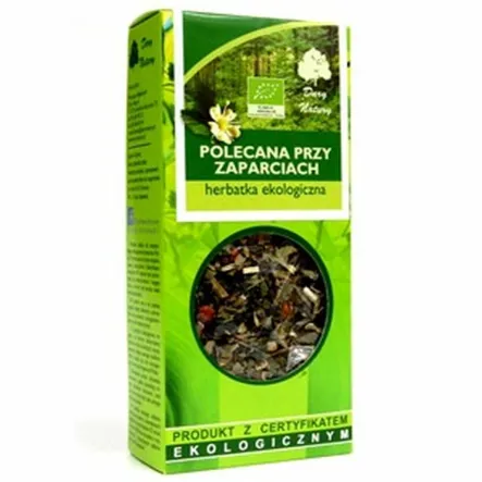 Herbatka Polecana przy Zaparciach Eko 50 g Dary Natury
