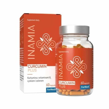 INAMIA CURCUMIN PLUS 60 Kapsułek - Formeds - Przecena Krótka Data Minimalnej Trwałości