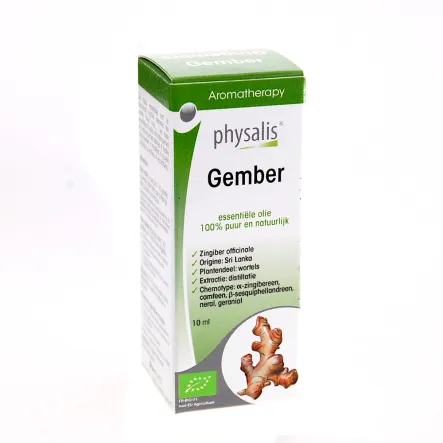 Olejek Eteryczny Gember Imbir Bio 10 ml Physalis