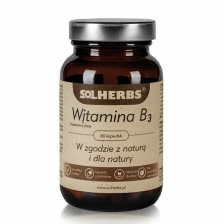 Witamina B3 60 Kapsułek  - Solherbs