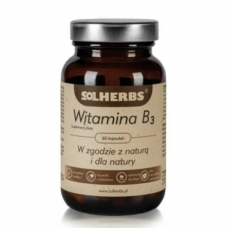 Witamina B3 60 Kapsułek  - Solherbs
