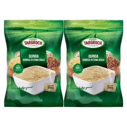 2 x Quinoa Biała (Komosa Ryżowa) FLOWPACK 1 kg - Targroch