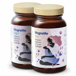 Magnez+ Witamina B6 Day and  Night MagneMe 120 Kapsułek (2x 60 Kapsułek) - Health Labs Care
