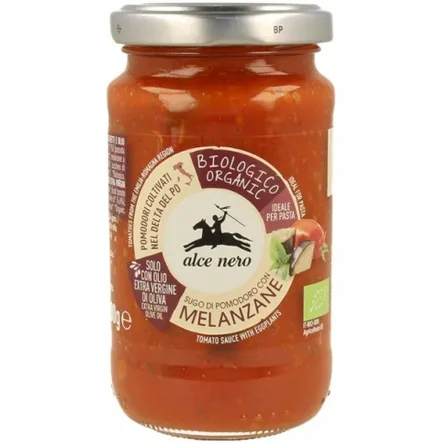 Sos Pomidorowy z Grillowanym Bakłażanem Bio 200 g - Alce Nero