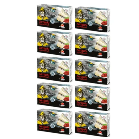 10 x Sardynki w Pomidorach 120 g (88 g) - Kier