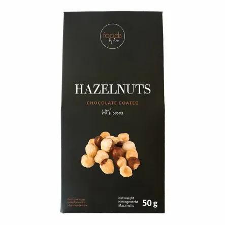 Orzech Laskowy w Czekoladzie 60% Kakao 50 g - Foods by Ann