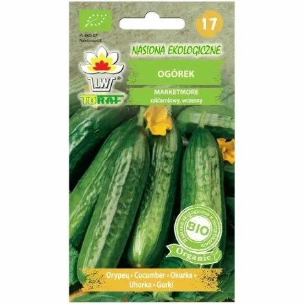 Ogórek Szklarniowy MARKETMORE BIO Nasiona 2 g - Toraf