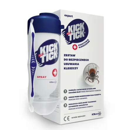 Kick The Tick - Zestaw do Bezpiecznego Usuwania Kleszczy 9 ml - ICB Pharma