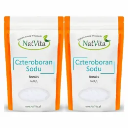 2 x Czteroboran Sodu Dziesięciowodny Boraks 900 g - Natvita Borax