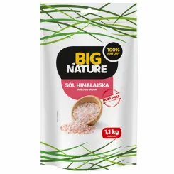 Sól Himalajska Różowa Gruba 1,1 kg - Big Nature