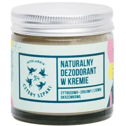Antyperspirant w Kremie Cytrusowo-Ziołowy 60 ml - Cztery Szpaki 