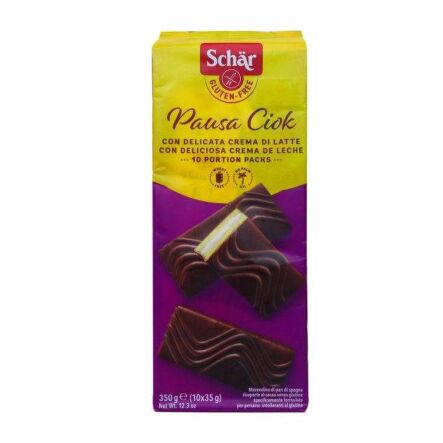 Torciki Kakaowe Bezglutenowe Pausa Ciok 350 g (10x 35 g) - Schar (data: 20.04.2025)