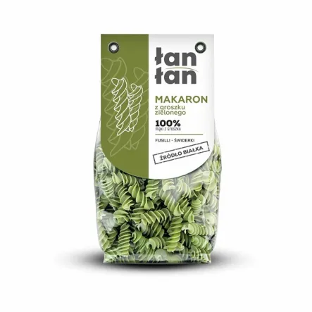 Makaron Groszek Zielony Świderki 250 g Łan Łan