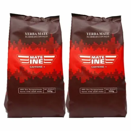 Yerba Mate MATEINE Caffeine+ 1 kg (2 x 500 g)