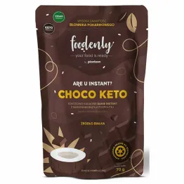Choco Keto Kokosowo - Kakaowe Danie Instant z Nasionami Bazylii Pospolitej 70 g - Planteon