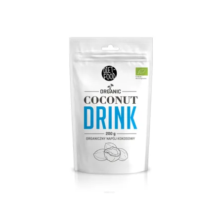 Napój Kokosowy w Proszku Bio 200 g Diet Food - Wyprzedaż