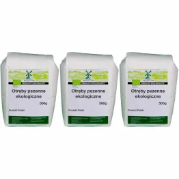 3 x Otręby Pszenne Eko 500 g - Młyn Kopytowa