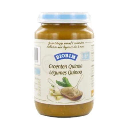 Danie dla Niemowląt Quinoa (Komosa Ryżowa) z Warzywami od 8 Miesiąca Życia BIO 200 g - Biobim