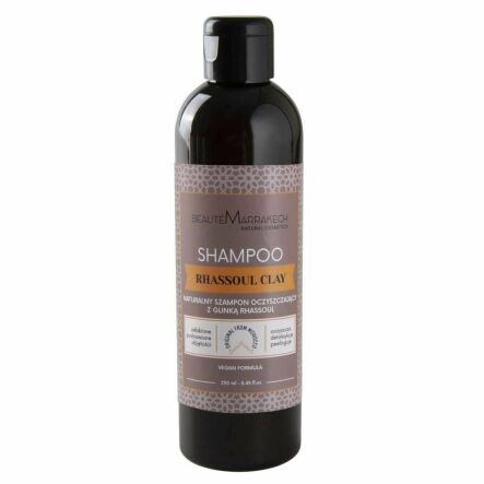 Szampon Oczyszczający z Glinką Rhassoul 250 ml - Beaute Marrakech