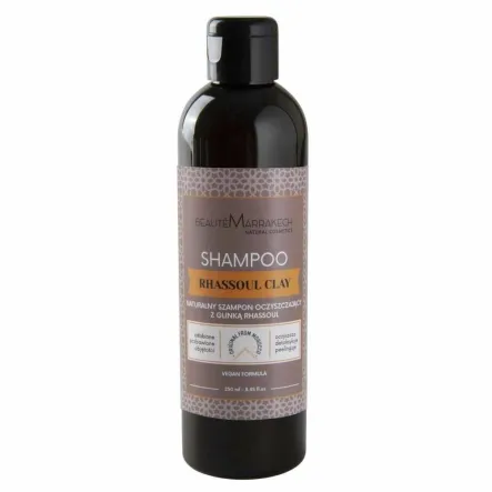 Szampon Oczyszczający z Glinką Rhassoul 250 ml - Beaute Marrakech