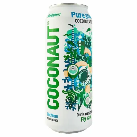 Woda z Młodego Kokosa 100% 500 ml - Coconaut - Przecena Krótka Data Minimalnej Trwałości
