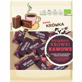 Krówki Wegańskie Kawowe  BIO 150 g - Super Krówka