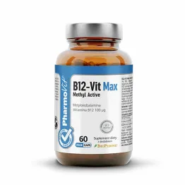 Witamina B12-Vit Max 60 Kapsułek Clean Label - Pharmovit