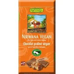 Czekolada Couverture z Nadzieniem Pralinowym Nirwana Bio 100 g - Rapunzel