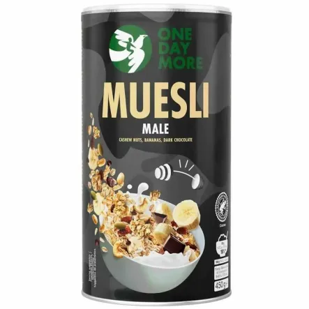 Musli Męskie (Muesli Male) 450 g - One Day More
