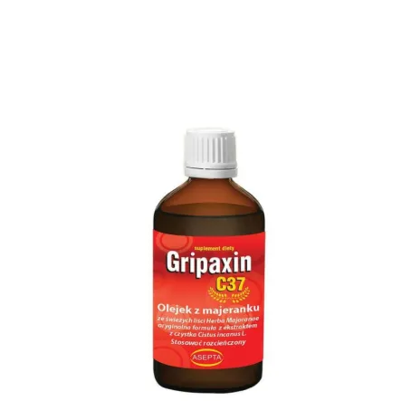 Gripaxin C37 Olejek z Majeranku z Ekstraktem z Czystka 10 ml - Asepta