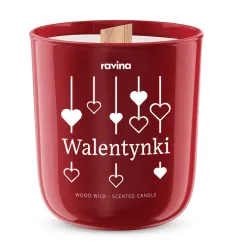 WALENTYNKI Sojowa Świeca Zapachowa w Szkle Typ Zapachu Amor - Ravina
