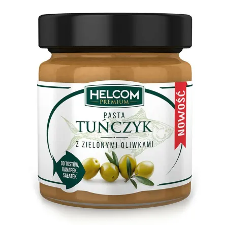 Pasta z Tuńczyka z Zielonymi Oliwkami 180 g - Helcom