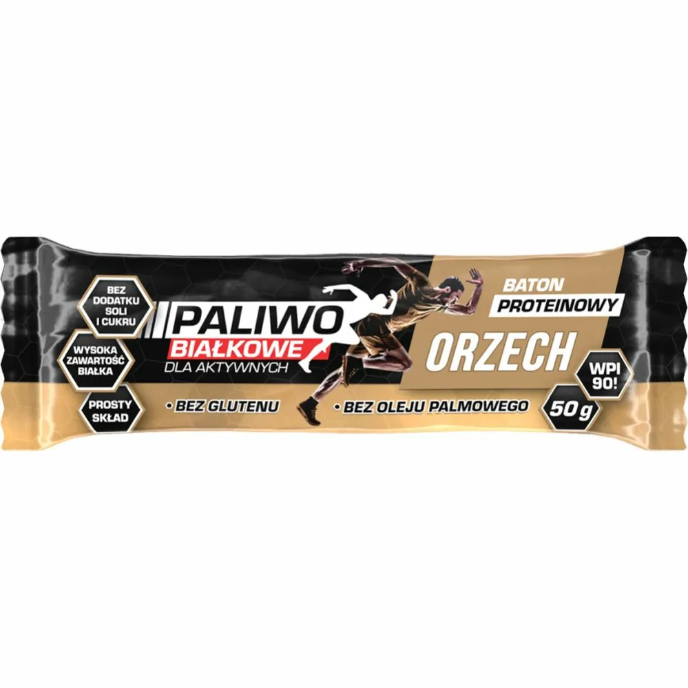 Baton Proteinowy Orzech+ Olej MCT 50 g - Naturavena