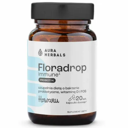 Floradrop Immune Probiotyk 20 Kapsułek - Aura Herbals