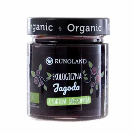 Jagoda z Sokiem Jabłkowym Eko 200 g - Runoland