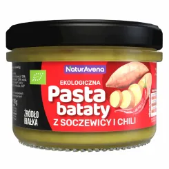 Pasta z Soczewicy i Batatów z Chili Bio 185 g - NaturAvena