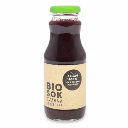 Sok z Czarnej Porzeczki Bio 250 ml - Owocowe Smaki