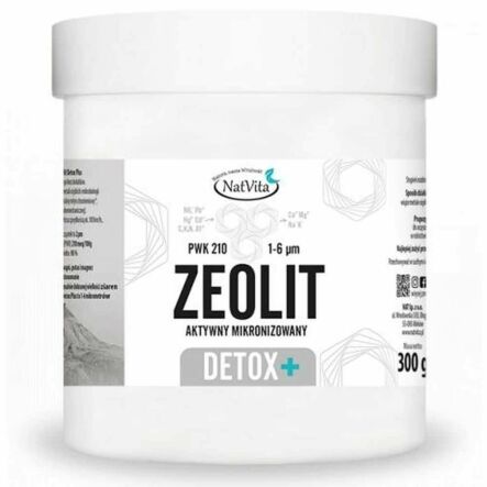 Zeolit Aktywny Mikronizowany Detox+ 300 g - NatVita