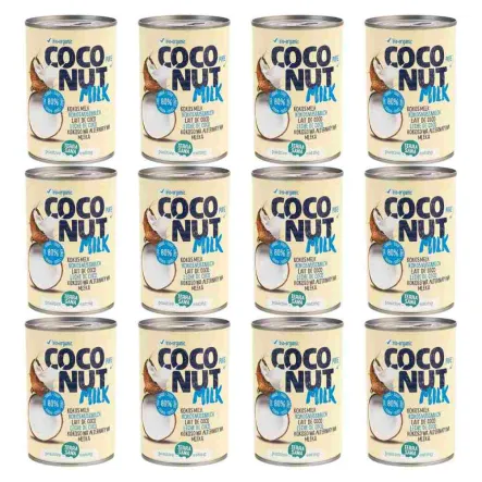 Zestaw 12 x Napój Kokosowy Coconut Milk Bio 400 ml Terrasana 